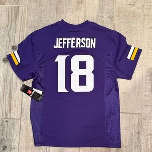 Justin Jefferson youth medium jersey. New with tags